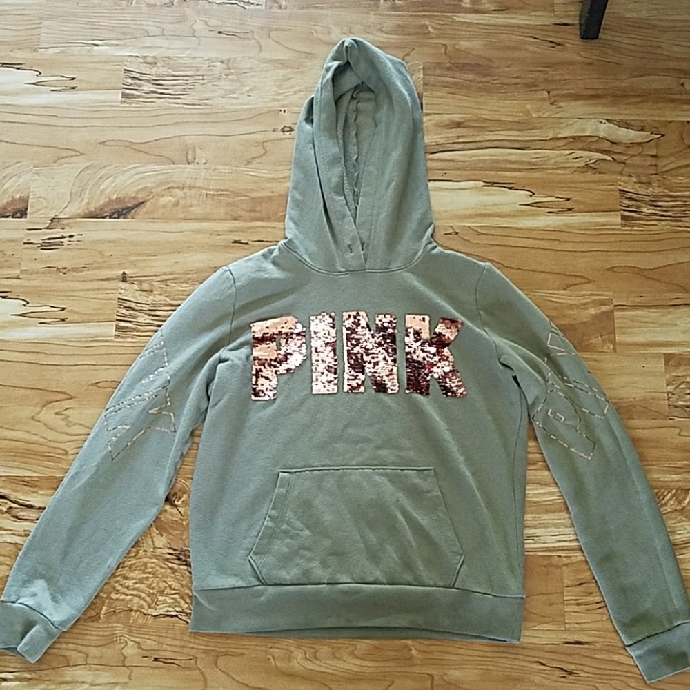 *SOLD* VS PINK bling hoodie